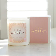Load image into Gallery viewer, I AM WORTHY Luxury Scented Candle
