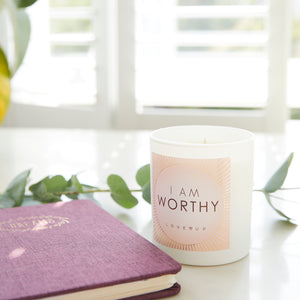 I AM WORTHY Luxury Scented Candle