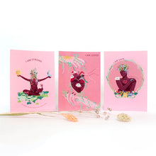 Load image into Gallery viewer, ART OF AFFIRMATION - Postcards set of 3
