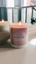 Load and play video in Gallery viewer, I AM LOVED Luxury Scented Candle
